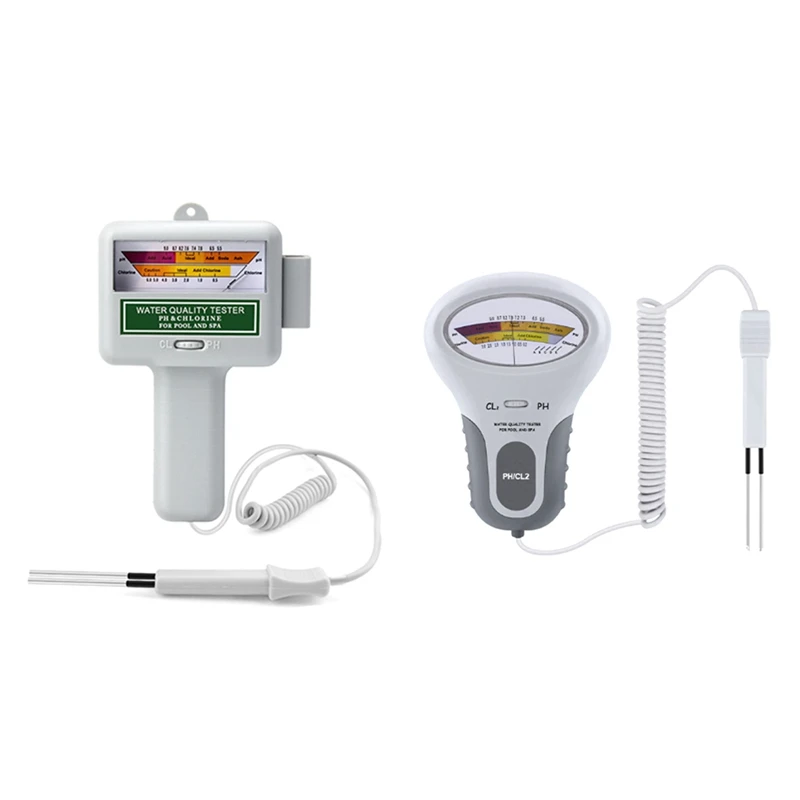Waterkwaliteitstester PC-102 CL2 Chloor PH-tester Draagbare digitale monitor Analyse Chlooranalysator Meetinstrument Duurzaam A