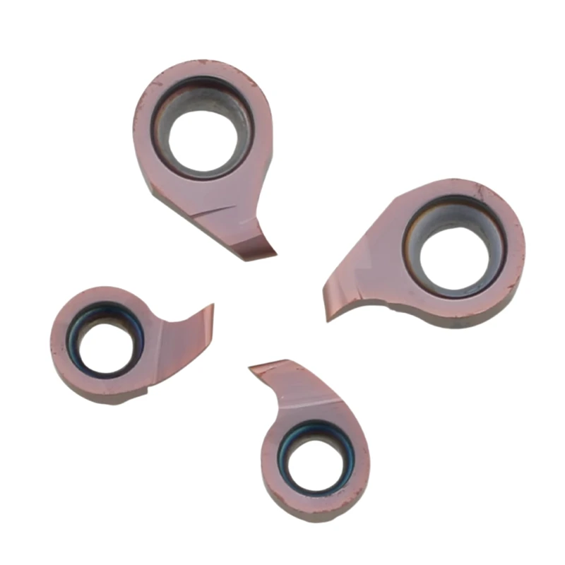 10pcs Circular inserts cutting groove small hole groove deep groove CNC inserts MB07GR 09GR R0.5 R0.75 R1.25 for MG-H12 MG-H16