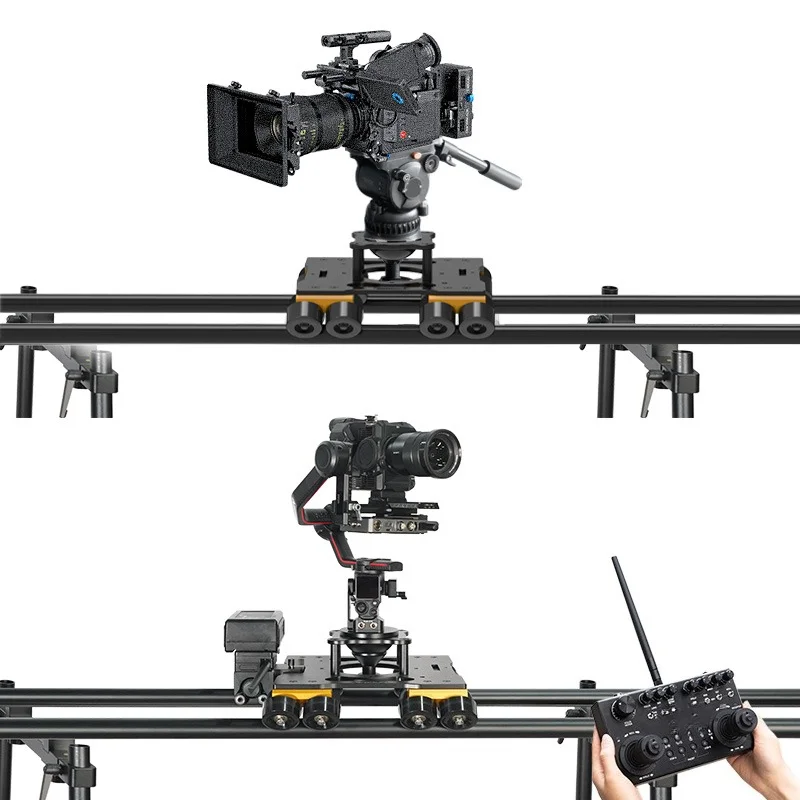 Video and audio Bx300l 4m track motorized camera motion slider carbon fiber trolley track motion