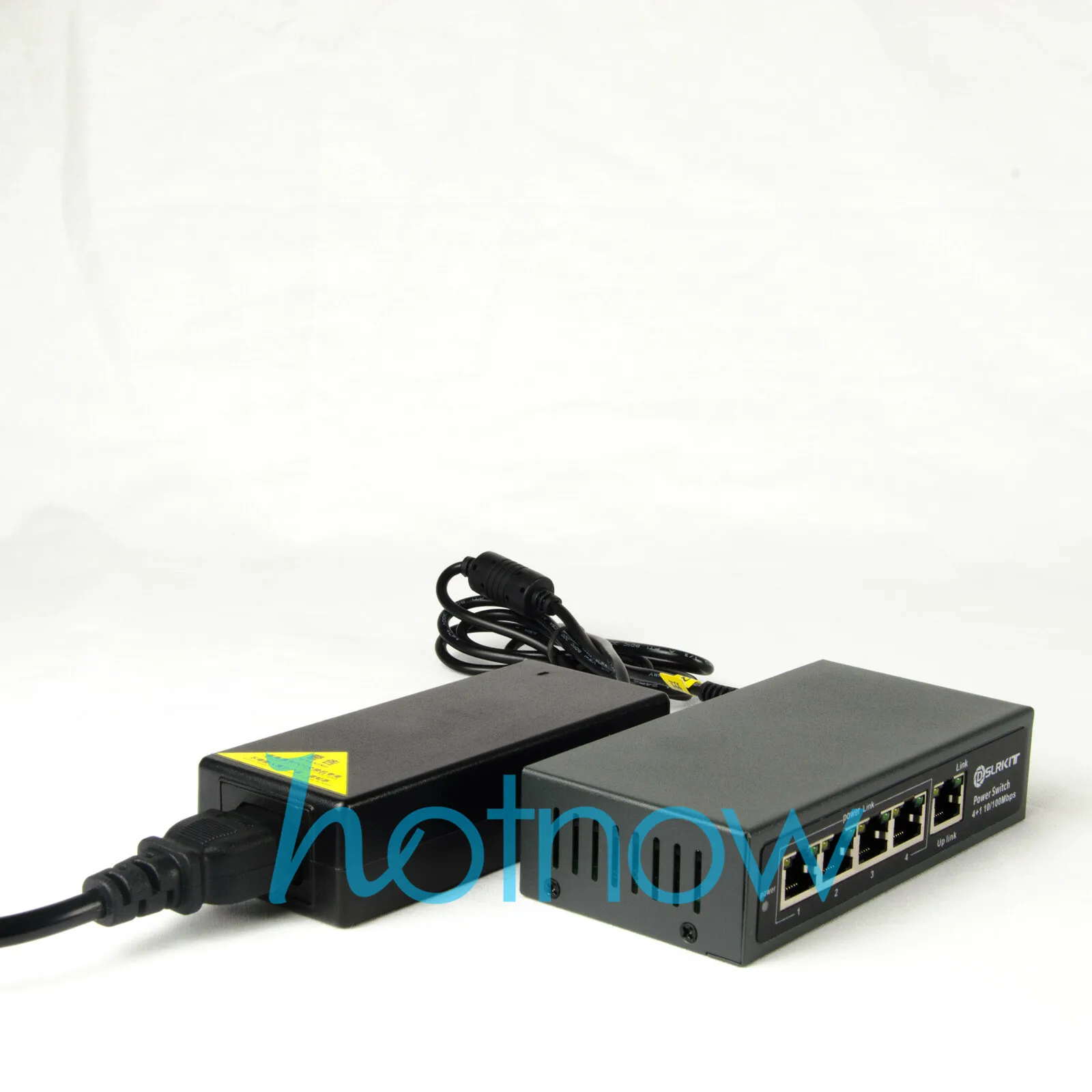 DSLRKIT 78watt 5 Port 4 PoE Switch 802.3af 802.3at Power Over Ethernet PSE14AT