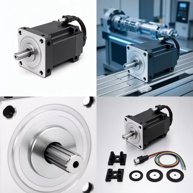 for 100W 750W DC Servo Motor 24V 36V High Torque Brushless Motor for Industrial Automation CNC Machine Robotics
