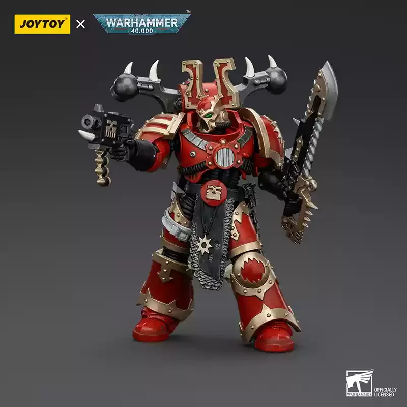 

Joytoy Dark Source Warhammer 40k World Eater Terrorific Mad Warrior 1:18 Collectible Action Figure Toy Model Plaything