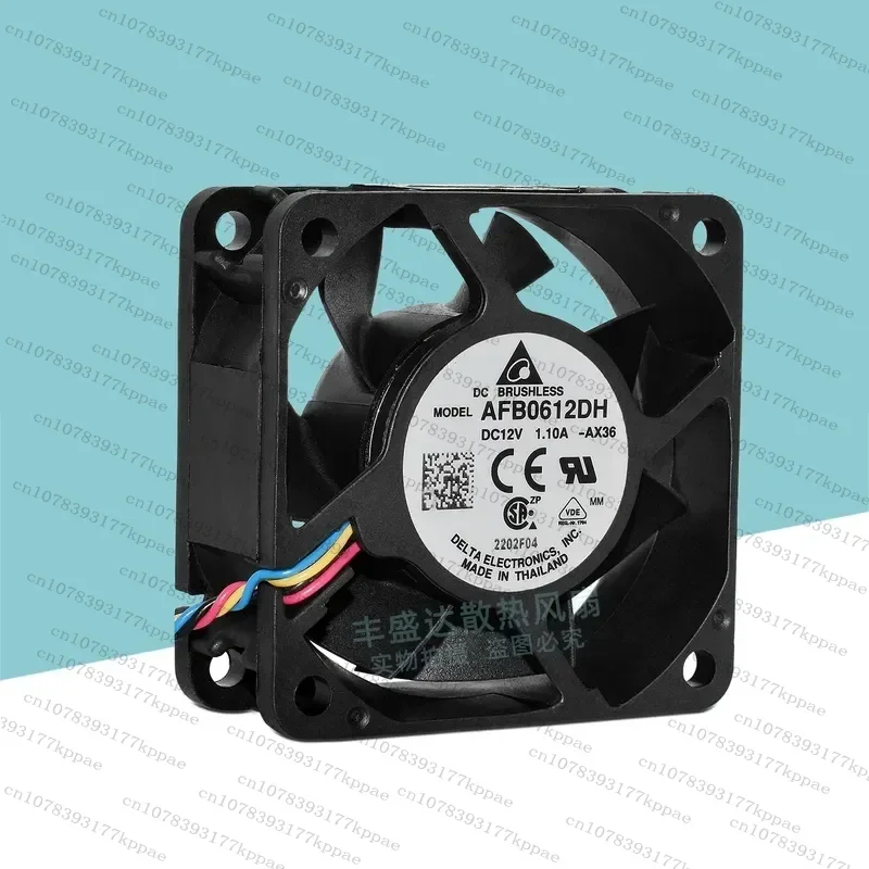 1PCS for for delta AFB0612DH-AX36 6025 12V 1.1A High Air Volume Violent Server Chassis Cooling Fan