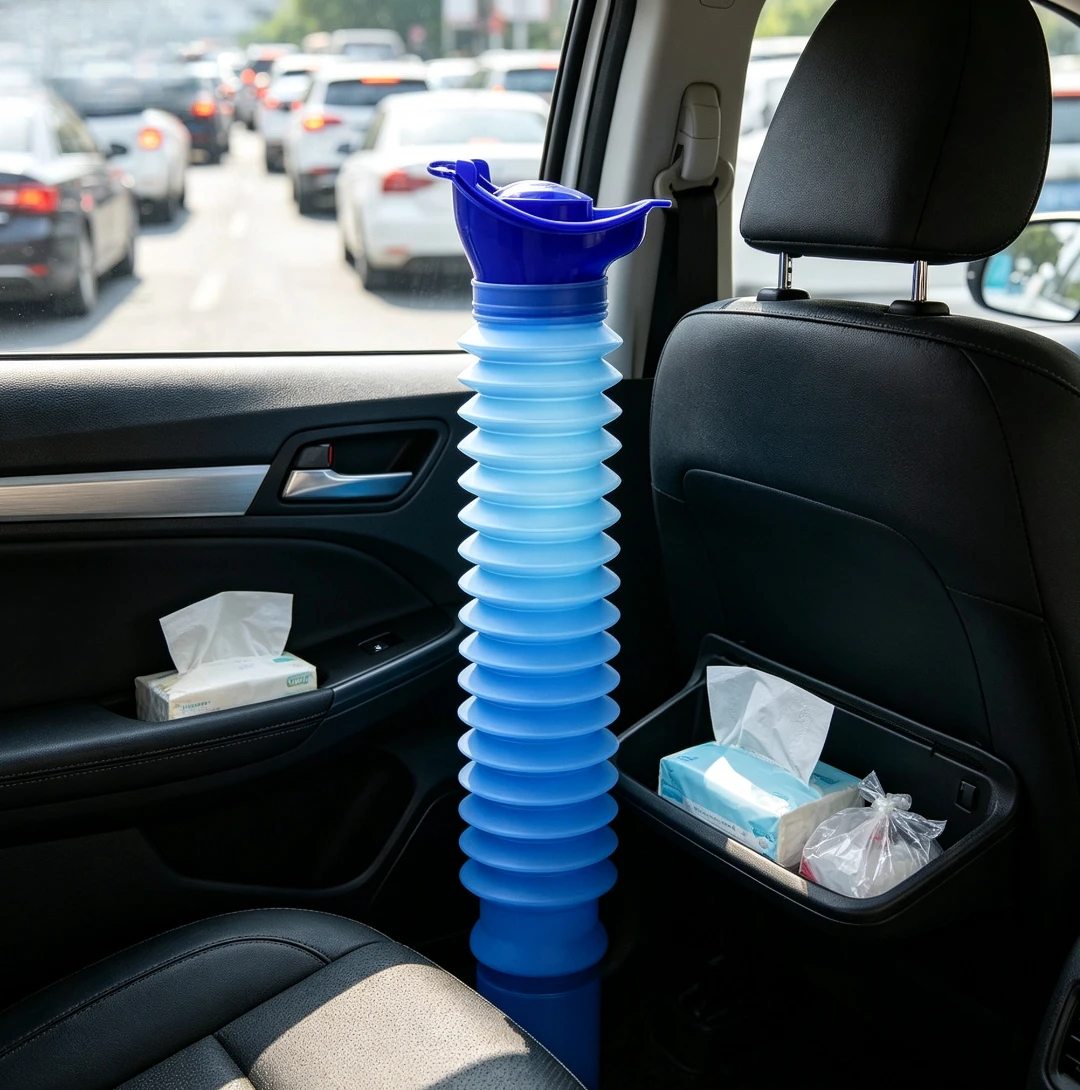 750ML Portable Urine Bag Potty Urinal Hygienic Leak Proof Toilet Car Travel Foldable Women Men Toddler Potty Pee Training Potty