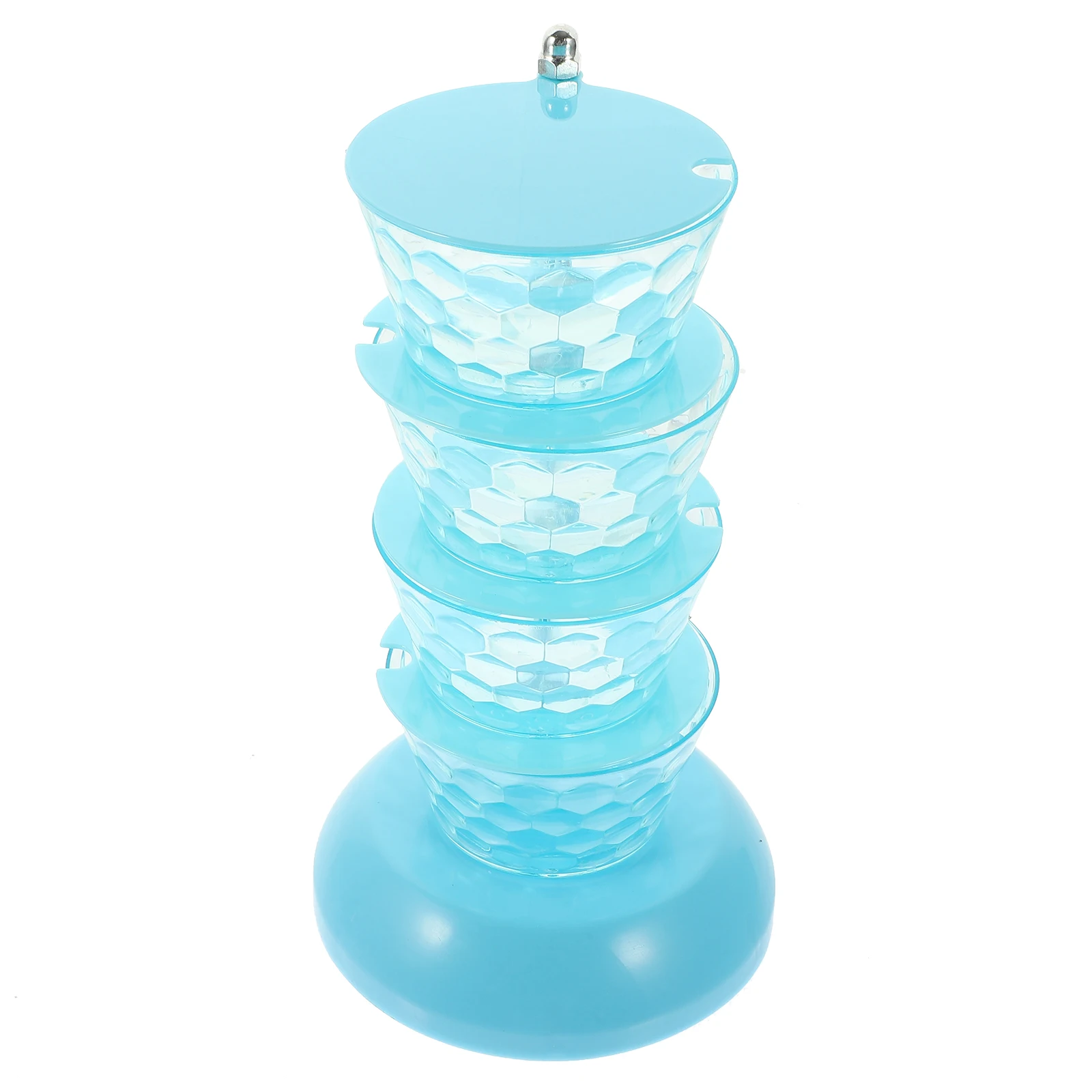 

Tiered Seasoning Box Spice Counter Rack Organizer Rotatable Pp Rotating Receiving