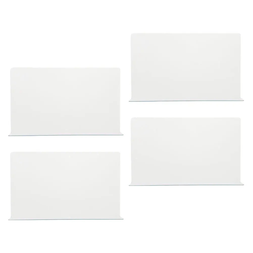 

4Pcs PVC Shower Corner Splash Guard Set Waterproof Bathtub Floor Protection Accessory Bathtub Splash Guard