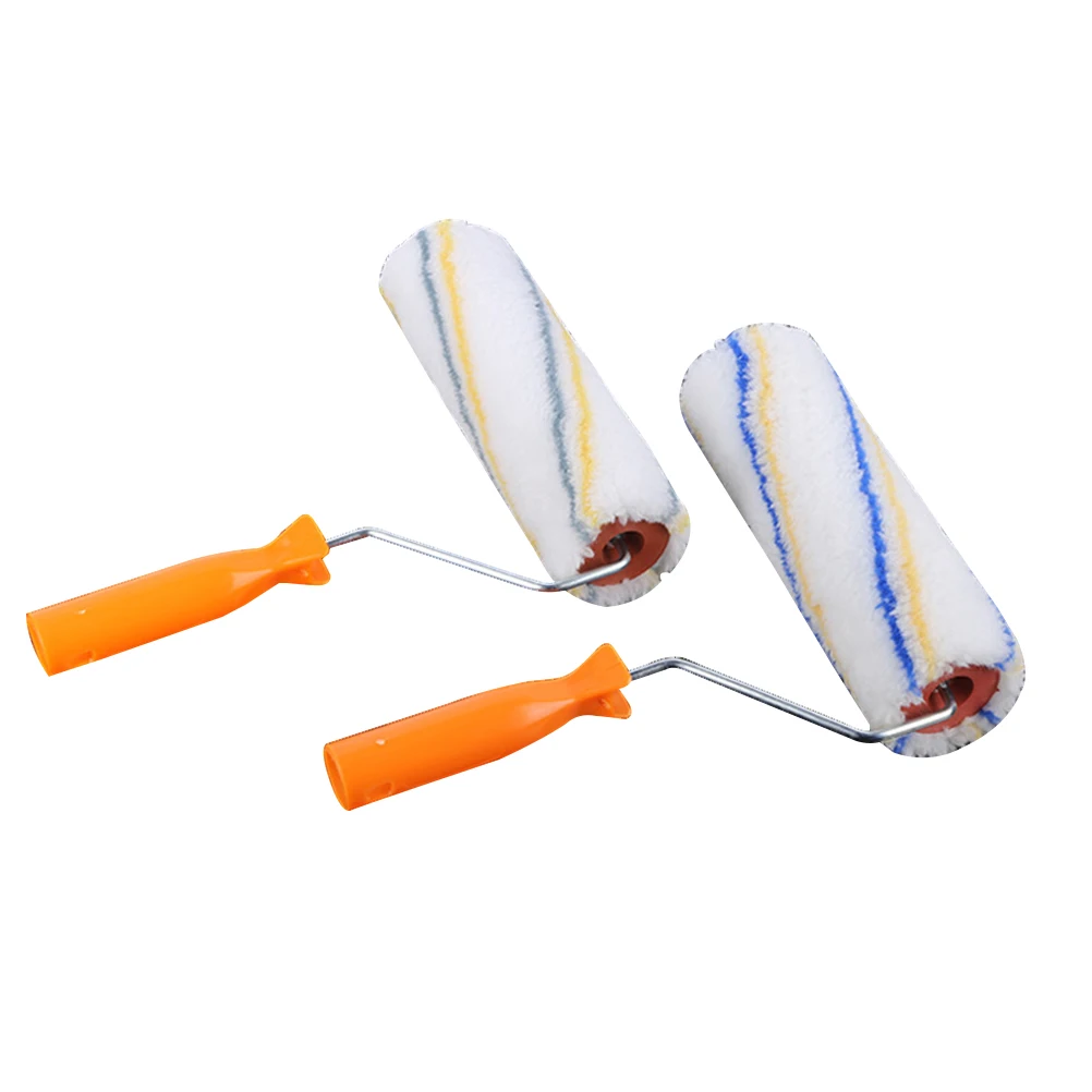 

2Pcs Paint Covers Washable Reusable Excellent Coverage Wall Ceiling Painting Kits Wall Paint Roller Roller Brush