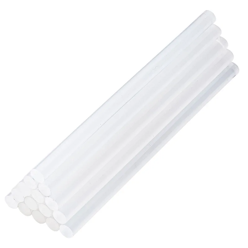 Bastoncini di colla a caldo trasparente ad alta viscosità - EVA, 7mm x 15mm in blocco