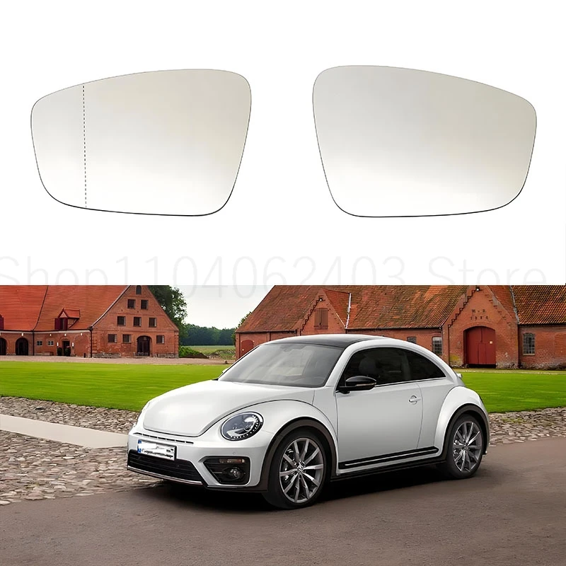 Auto Heated Rear Mirror Glass USA Model for VW Jetta MK6 2011-2018 Passat B7 2011-2015 Beetle 2012-2019 5C6857521J 5C6857522J