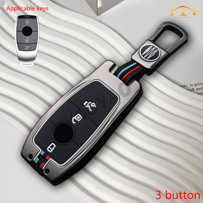 

Zinc Alloy Car Remote Key Case Cover For Mercedes Benz 2017 E Class W213 2018 S Key protect access
