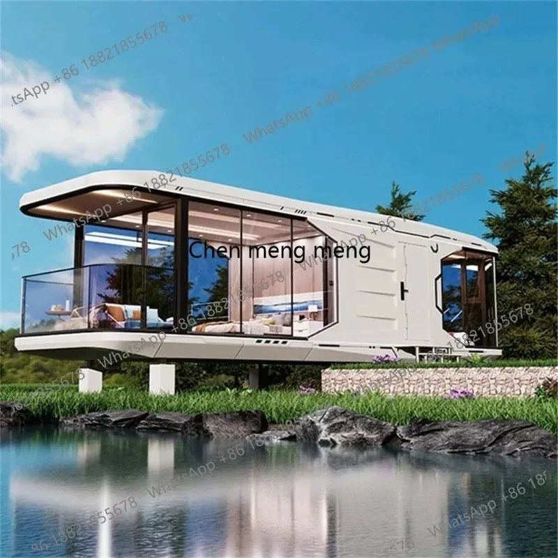 F150 Future-Style Mobile Capsule Housing Prefabricated Steel Container Houses Independent Space for Use Modular Tiny House