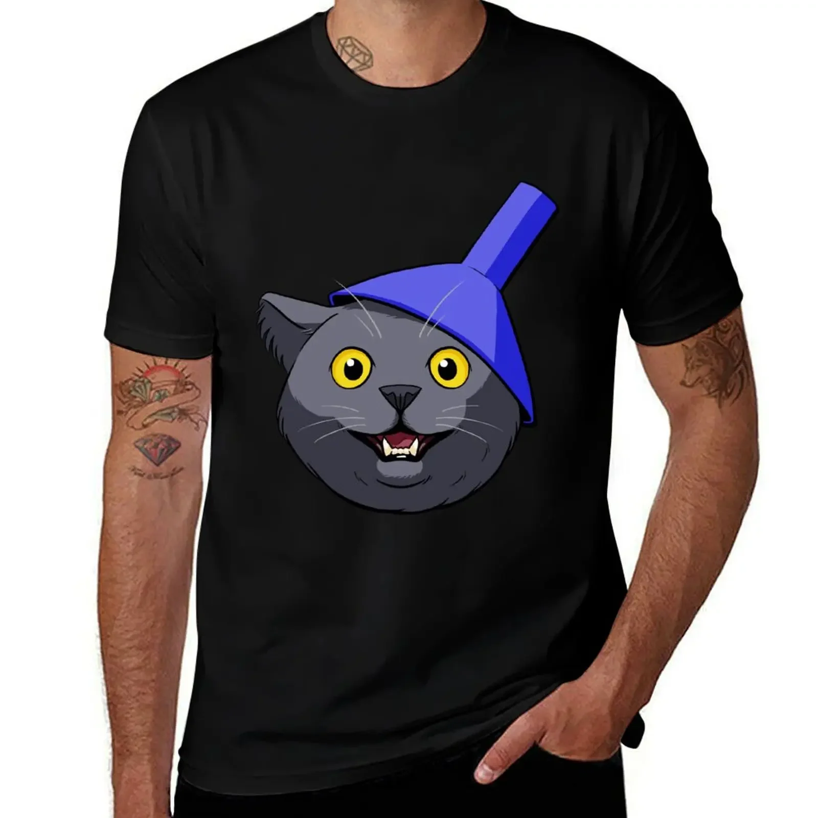 

FunnelCat T-Shirt boys animal print anime figures oversizeds heavyweight t shirts for men