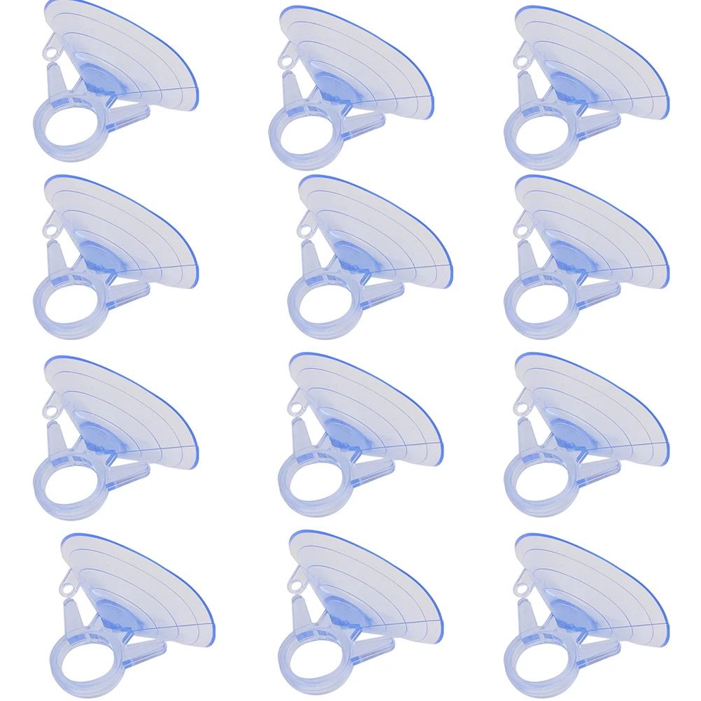 

40 Pcs Sun Visor Suction Cups Strips Adhesive Car Shade Glass Home Hook Windshield Sunshade PVC Sucker Strong Suction Holder