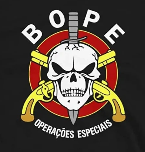 Бразильская специальная футболка Elite BOPE Special, 100% хлопок, с круглым вырезом, летняя повседневная мужская футболка с коротким рукавом