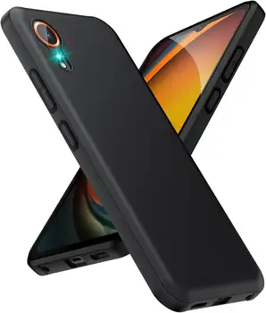 Černý matný kryt pro Galaxy Xcover 7, nárazuvzdorný, měkký silikonový TPU zadní kryt pro Samsung Galaxy Xcover 7 SM-G556B 8 nejlepší prodej Samsung Galaxy Xcover 7 - №8