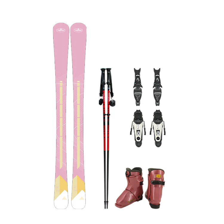 Reliable Custom China Factory Adult Poplar Wood Core Piste Ski High Performance Snowboards Skis Equipment for Resort Skiing