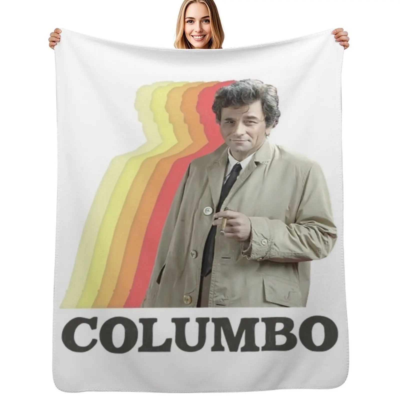 

Columbo Throw Blanket Blankets For Bed anime Luxury Brand funny gift Blankets