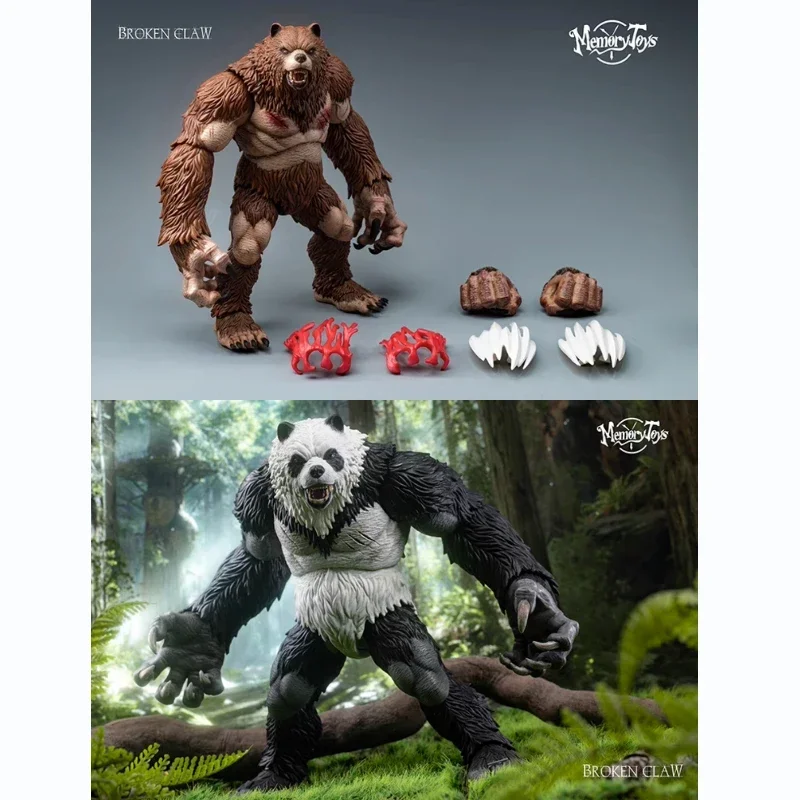 

MEMORY TOYS Original Fantasy Ancient Beast Series The First Bullet Bear People Berserker Movable Hand Model Toys Multiverse Gift