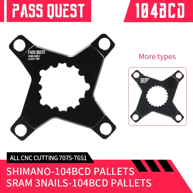 

PASS QUEST for GXP Crank Change To 104BCD Conversion Claw Rotation For 104BCD Crank Direct Converter 4 Claw Converter