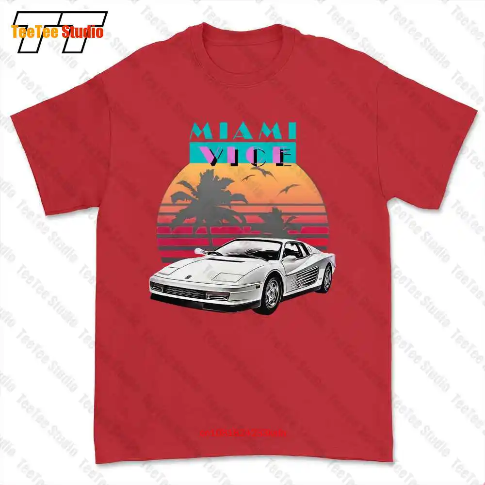 Fan Testarossa Miami Vice Memory Cool T-shirt Tee NB1F