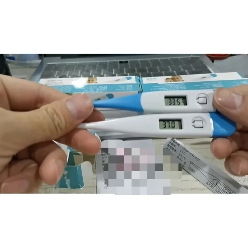 Children Digital Thermometer Accurate Oral and Armpit Body Clinical Fever Medical Equipment Tools Temperature Reading Soft Head