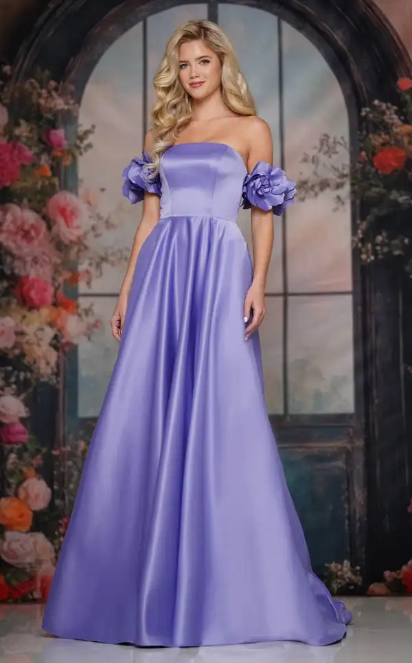 

Классические длинные платья трапециевидной формы с открытыми плечами Charmeuse крест-накрест и драпированными цветами по индивидуальному заказу, изысканные платья для особых случаев на заказ