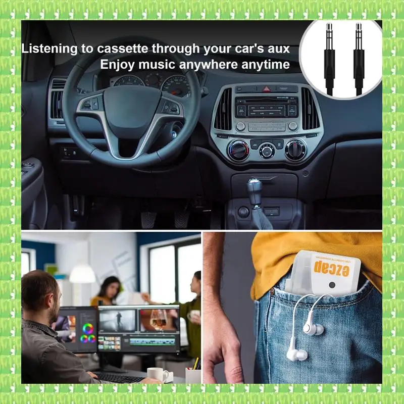 

USB Cassette Player Walkman Stereo Tape To MP3 Converter Audio Music Recorder To MP3 Digital File Converter Ezcap249