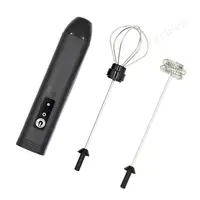 Espumador de Café/Batidor de Leche+Batidor de Huevos, Mini Licuadora Portátil Recargable por USB, Herramientas para Espresso