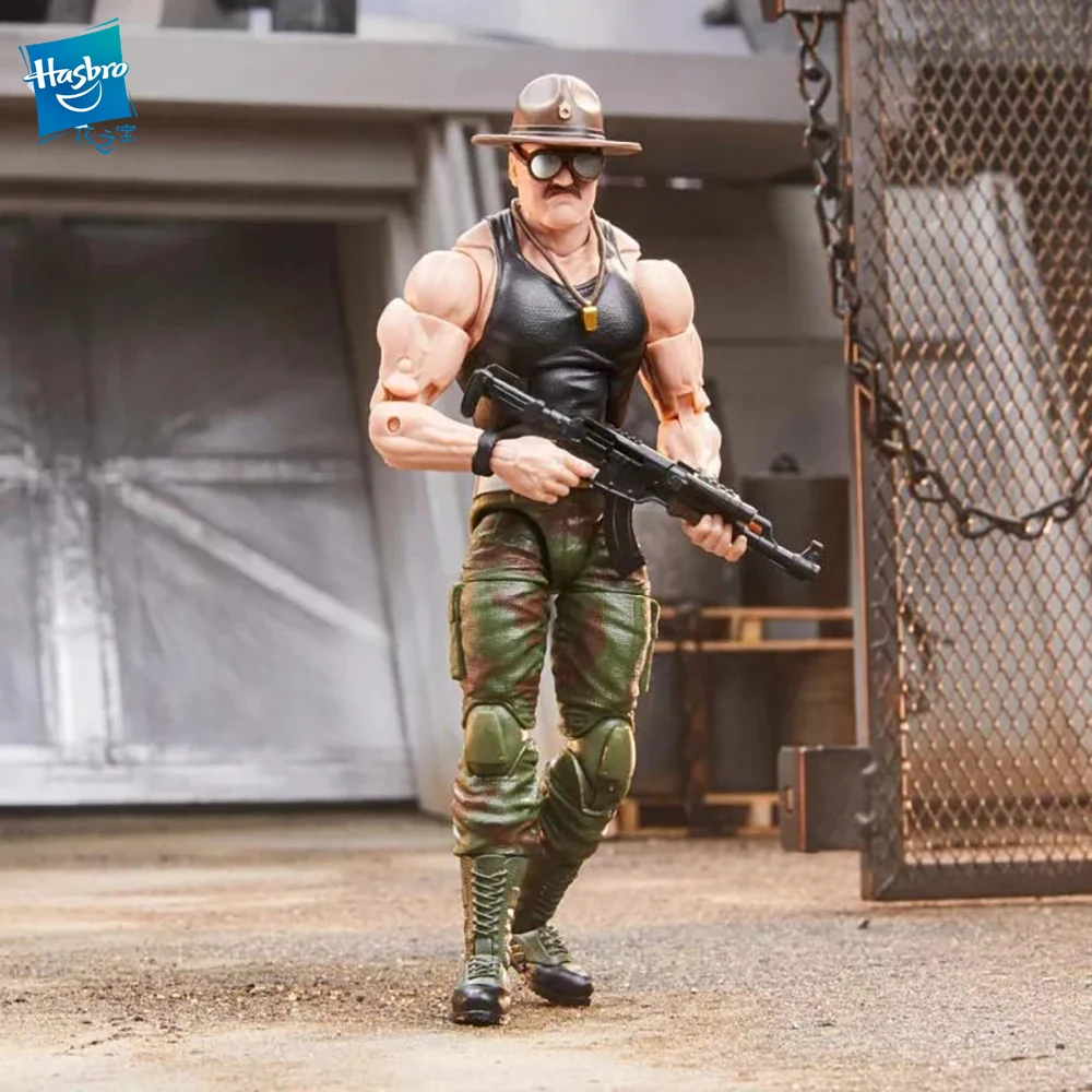 Hasbro G.I.JOE Classified Series Sgt Slaughter 6 Inches 16Cm Action Figure Anime Model Children's Toy Gifts Collect Toys