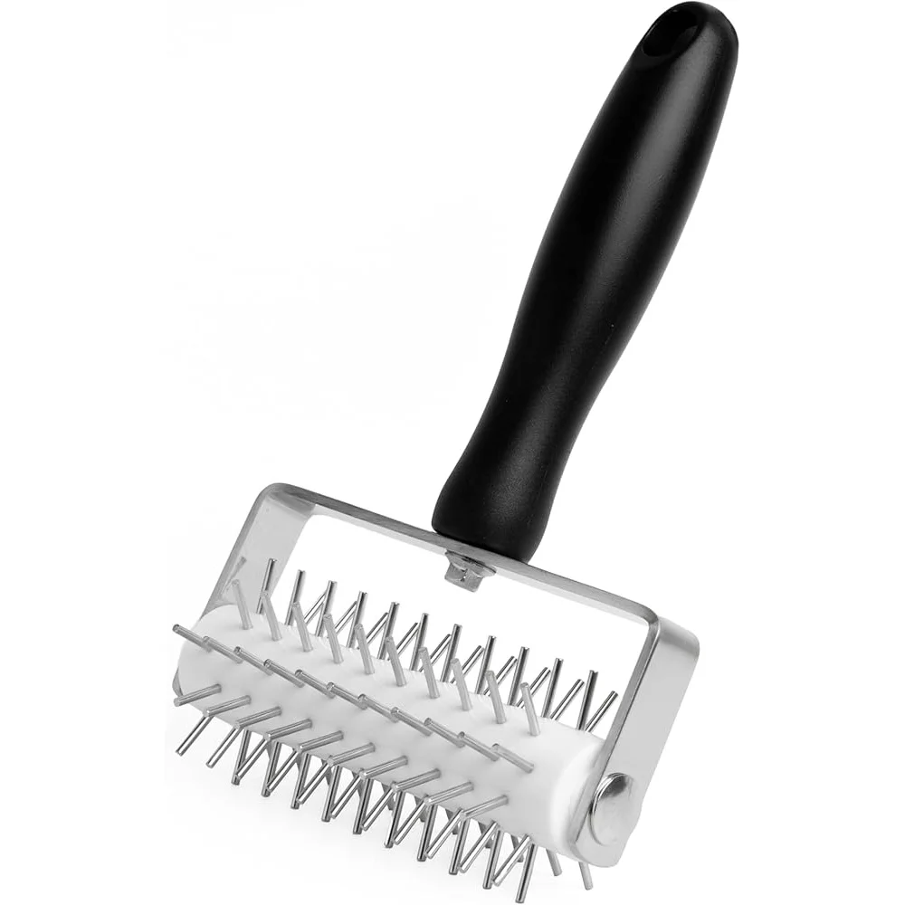 أداة دوكر البيتزا مقاس 5 × 8 بوصة حتى الخبز يمنع الفقاعات، مقرمشات فطائر البيتزا المثالية، ملحقات المطبخ سهلة الاستخدام #2