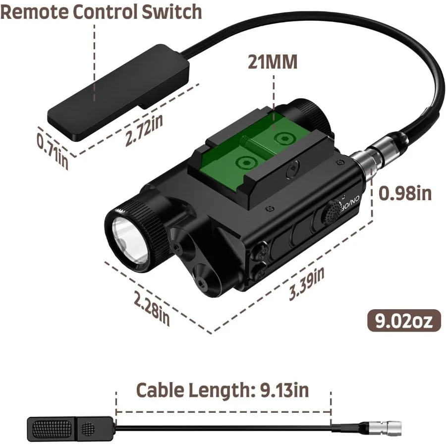 ترقية البصر بالليزر الأحمر والأخضر والأزرق والأرجواني مع شعاع ليزر الأشعة تحت الحمراء ومصباح يدوي تكتيكي 1200 لومن يتميز بشحن إعادة الشحن