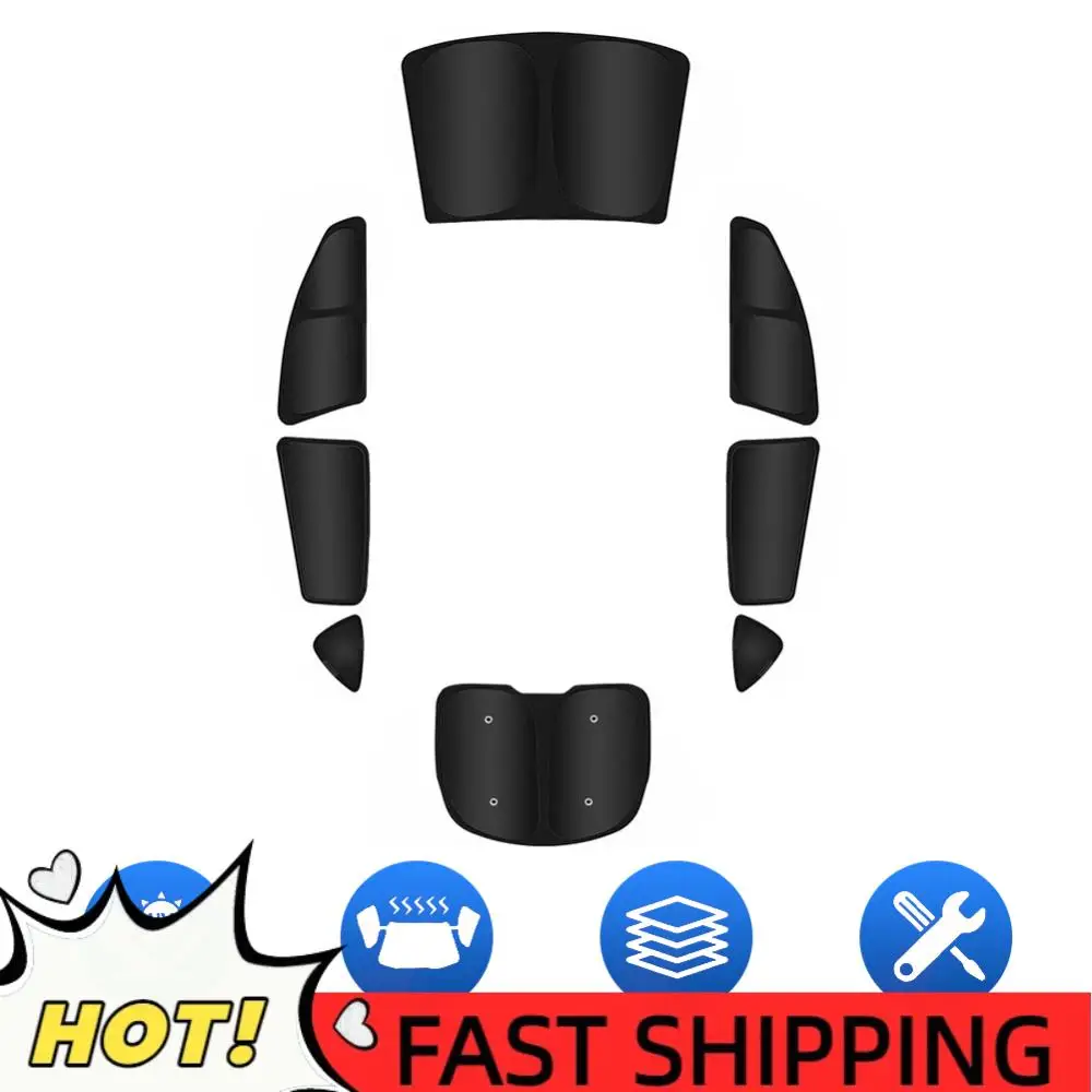 

8Pcs/Set Car Multi Sun Shade Car Windows Sun Shade Total Blackout Sun Visors for TESLA Model Y 2020-2024 Accessories