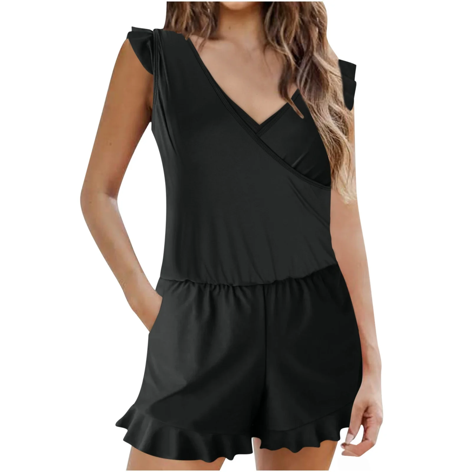 Nuovo costume da bagno da donna transfrontaliero termico con stampa primaverile breve costume da bagno intero con imbottitura sul petto fissa Svel costumi da bagno casual