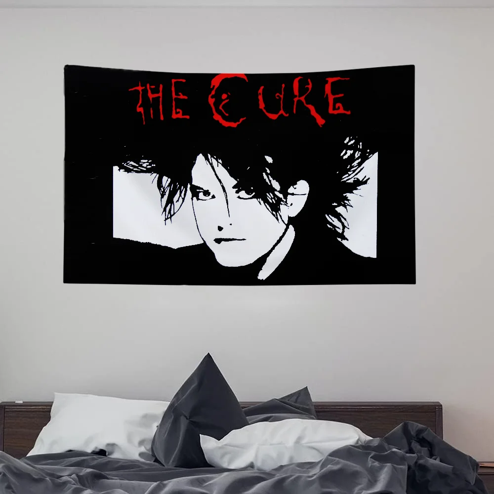 The Cure Flag to Hang Personalized Items Tapestry Flags for Bedrooms Custom Home Garden Outdoor Decor Fall Decoration Banners