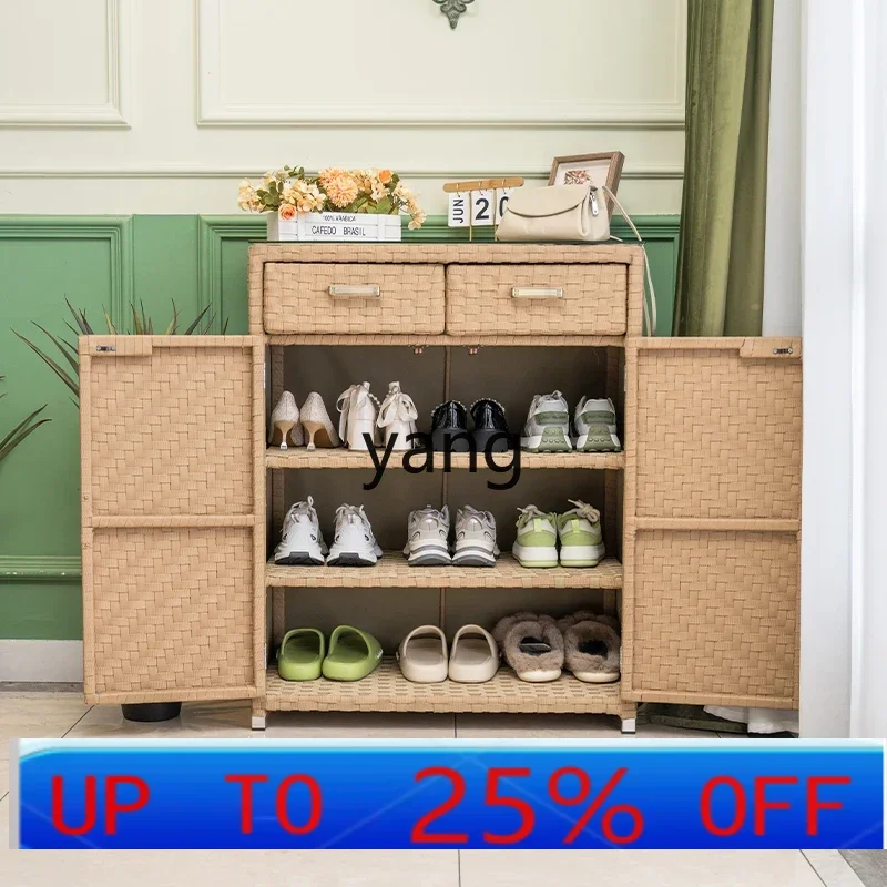 

LTT shoe cabinet household indoor locker storage dual-purpose waterproof sunscreen moisture-proof shoe cabinet