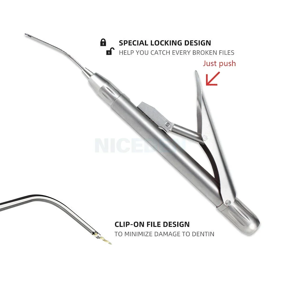 High Quality 1 Set Easy Den tal Root Canal File Extractor Broken Files Removal System Kit Endo Rescue Retrieval