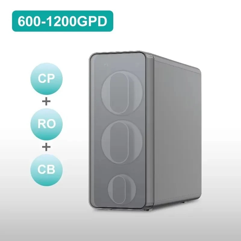 800G 4Stage RO Water Purifier Undersink Reverse Osmosis Portable Water Filter with Free Spares for Home Drinking Water 3