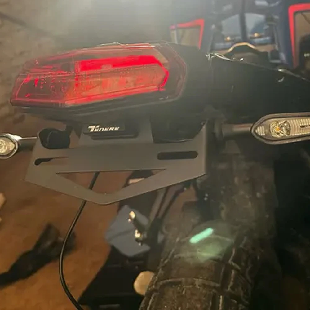

For Yamaha Tenere 700 Tenere700 Rally XTZ700 License Plate Bracket with Light Tail Tidy Fender Eliminator 2019~2025 2026 2027