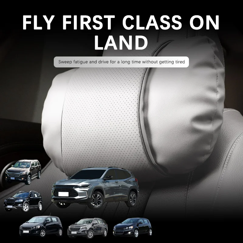 Car Support Headrest For Chevrolet Traverse Suburban Trailblazer Trax Car Suede Neck Pillow Soft Comfort Travel Accessories
