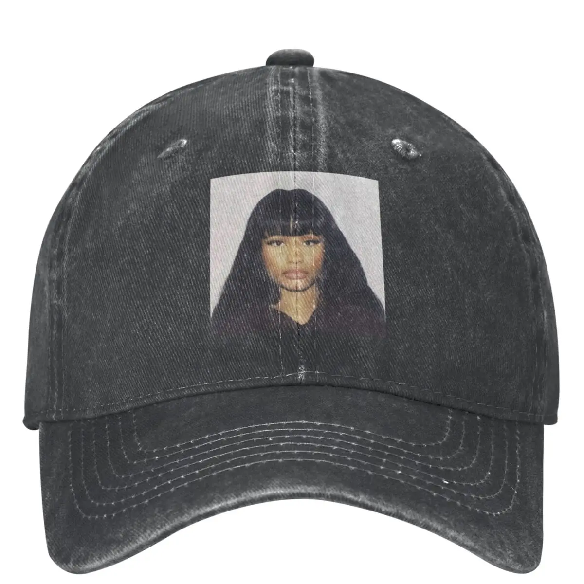 Rapper Nicki Minaj Print Baseball Cap Hip Hop Couple Women Sunscreen Trucker Hat Summer y2k Cool Outdoor Gym Baseball Caps