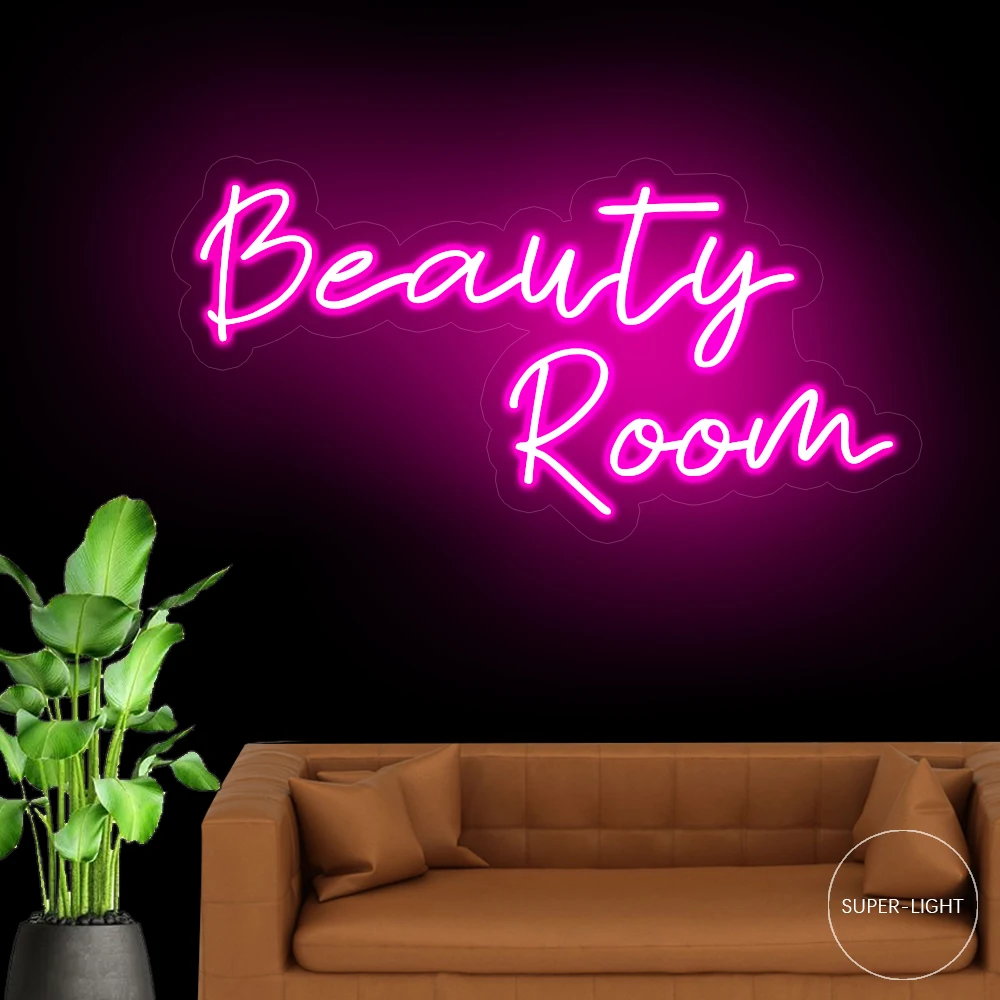 

Beauty Room Neon Sign 65x30cm,Custom Salon Neon Sign,Bedroom Decor,Party Wall Sign,Beauty Salon Wall Art,Custom Girl Birthday