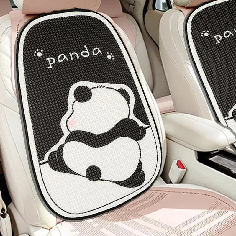 Seat Pads For Cars Cartoon Soft Car Seat Pad With Panda Design Comfortable Multifunctional Headrest Pillow Decorative Car