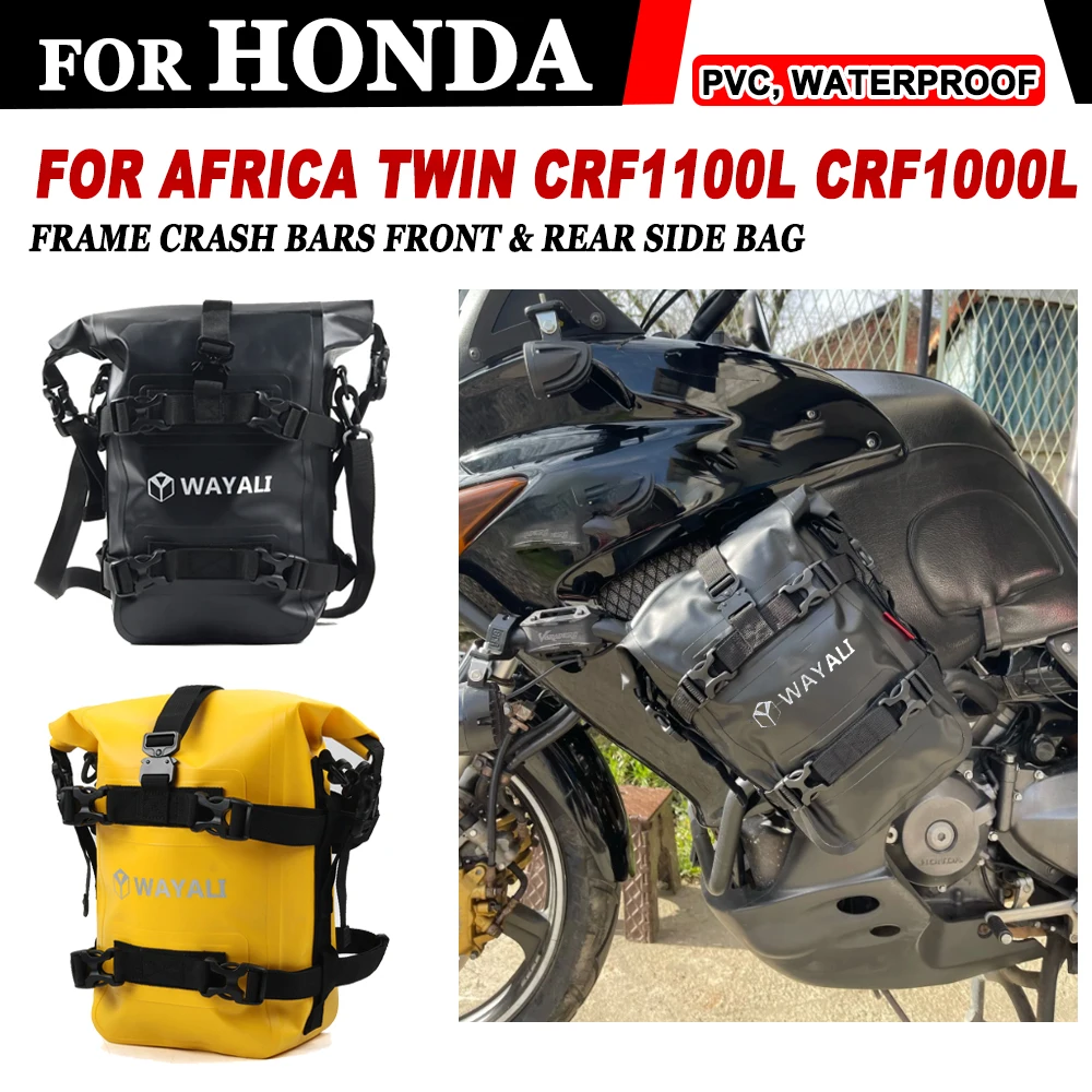 

For Honda Africa Twin CRF1100L CRF1000L Adventure ADV 6-8L Frame Crash Bars Bag Waterproof Riding Luggage Bag Tool Storage Bags