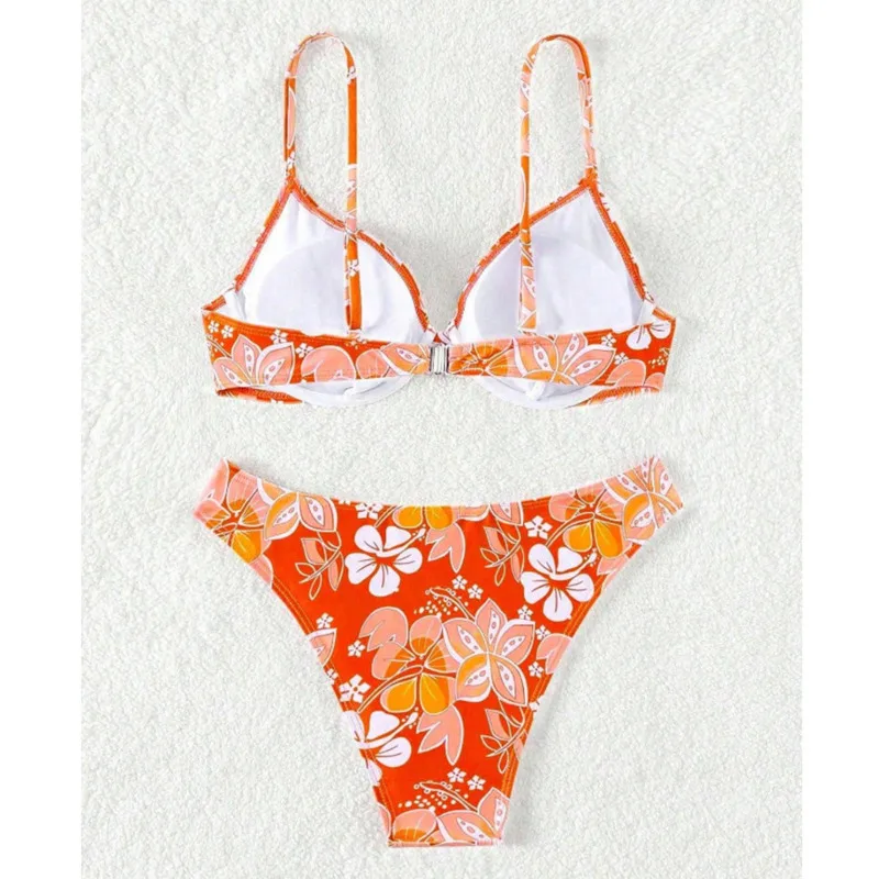 Print sexy bikini's damesbadmode vrouwelijk badpak voor zwemkleding badpakken Braziliaanse bikiniset strandkleding zwembadbader