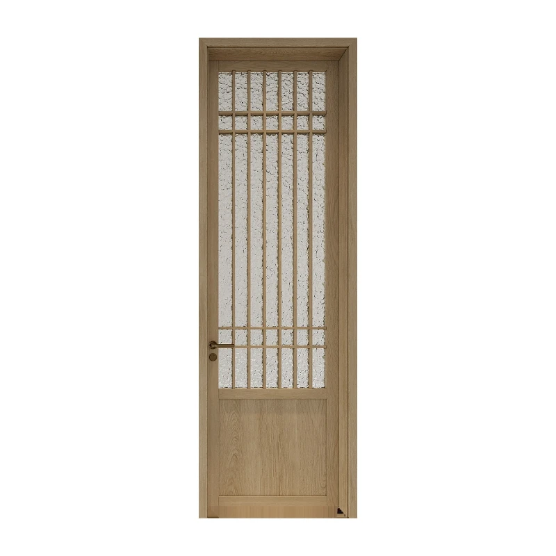 Song-style aesthetics New Chinese style, cold pine log pulp formaldehyde-free room door