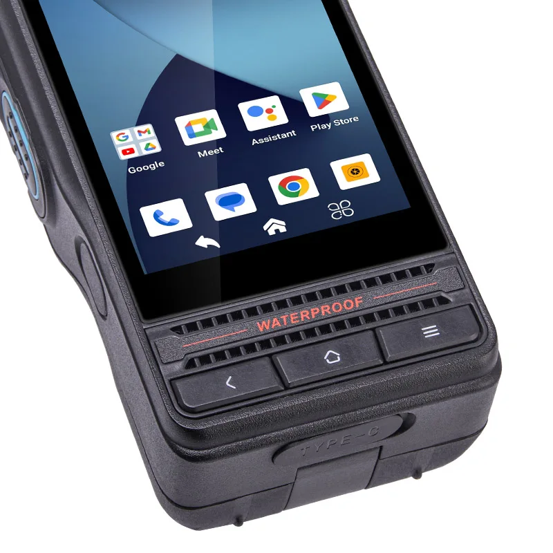 UNIWA P8 4W DMR/Analog Dual Mode Walkie Talkie Touch Screen Waterproof 5000mAh UHF Smart Zello Mobile Walkie Talkie Android 14