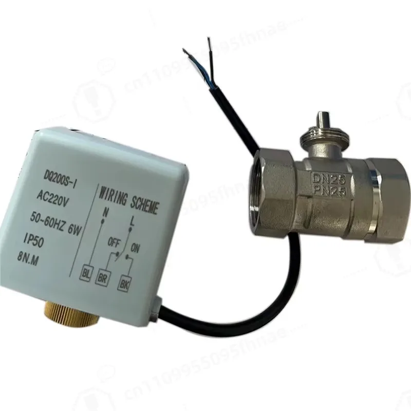 AC220V 2‑Way Motorized Stainless Steel Flange Ball Valve for Water, Air‑Conditioning & Underfloor Heating System