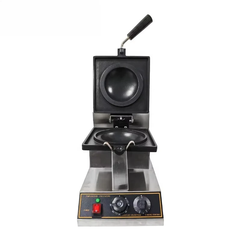 New commercial UFO burger machine, electric stainless steel ice cream press, high productivity, suitable for snack bars