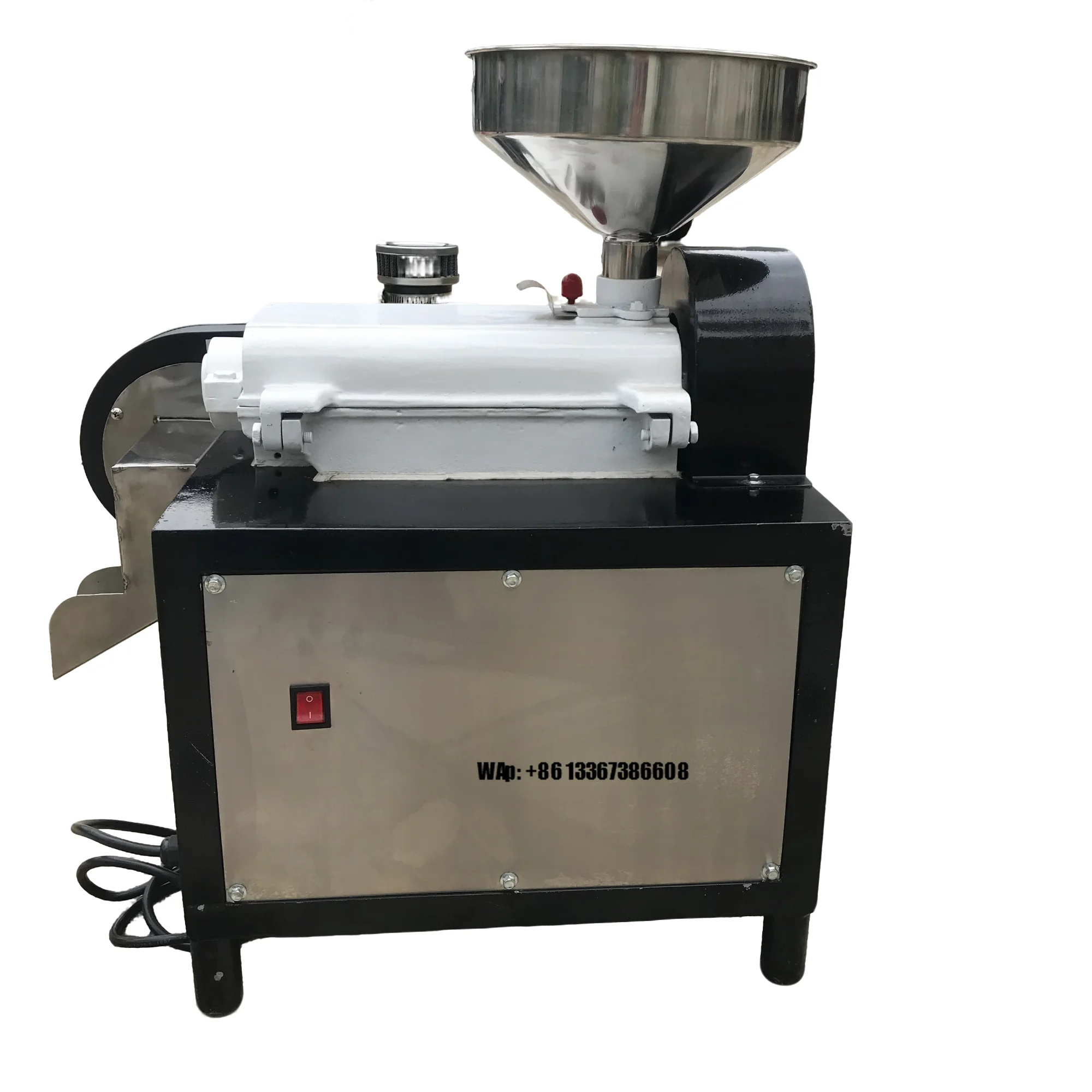 Coffee & Cocoa Bean Shelling Peeling Husking Machine with Engine/Motor 50kg/h Capacity High Productivity