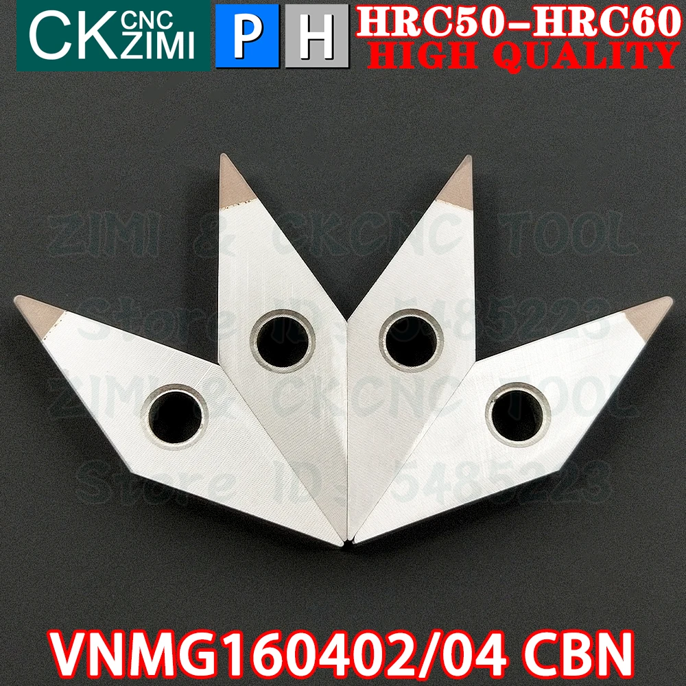 VNMG160402 CBN VNMG160404 CBN Пластины из нитрида бора токарные пластины инструменты Токарные станки с ЧПУ для резки металла VNMG 1604 для закаленной стали